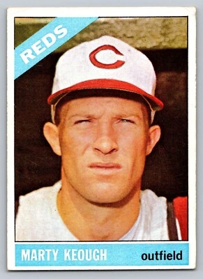 1966 Topps Marty Keough #334 Cincinnati Reds - Image 1 of 2