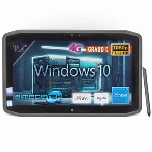Zebra R12 I5 12,5 " Tablet Touchscreen Rugged Windows 10 8gb 4tb LTE 4g GPS _ - Picture 1 of 5