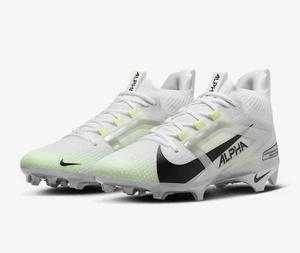 Nike Men's Size 12 Alpha Menace 4 Elite Football Cleats White FD7036-100 - Picture 1 of 16