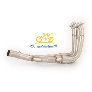 For Yamaha YZF R6 2006-2016 Exhaust Header Link Pipe System Slip-on 51mm Escape - Picture 1 of 11