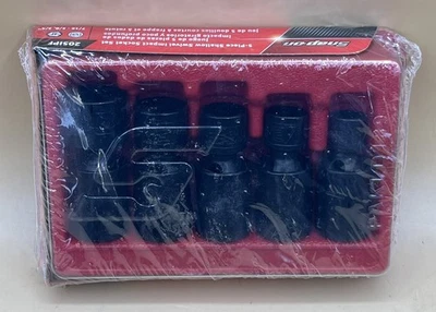 SNAP-ON 205IPF 5PC 3/8" DRIVE 6-POINT SAE SHALLOW IMPACT SWIVEL SOCK (MVP033740) - Image 1 of 3
