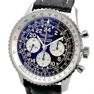 Reloj cronógrafo BREITLING Navitimer Cosmonaute A12022 con esfera negra y... - Imagen 1 de 9