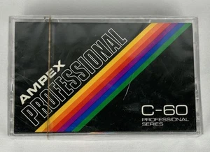 SEALED Ampex Professional Series Blank Audio Cassette C-60 - Picture 1 of 2