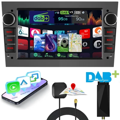 64GB 7" Android 13 Carplay Autoradio+DAB Für Opel Astra H G Corsa Zafira 2006~09 - Bild 1 von 4