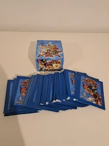 YuGiOh 50 sealed sticker packs + box superb condition panini merlin YU-GI-OH - Picture 1 of 5