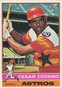 1976 Topps - César Cedeño #460 en muy buen estado - Imagen 1 de 2