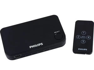 NEW Philips 4 Port HDMI Switch Elite 4K Ultra HD With Wireless Remote- - Picture 1 of 8