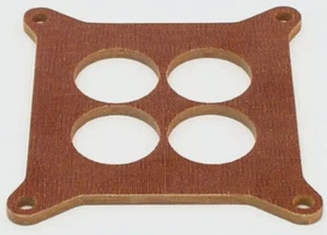 4 V Vergaseradapter Phenol Spacer, Kunststoff 1/4" Ford Edelbrock Chevy Holley - Bild 1 von 1