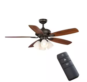 Hollis 52 in. Indoor LED Bronze Ceiling Fan - Picture 1 of 5