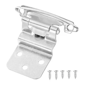 Cerniere per ante armadio 3/8", 60pz autobloccanti, colore argento - Foto 1 di 6