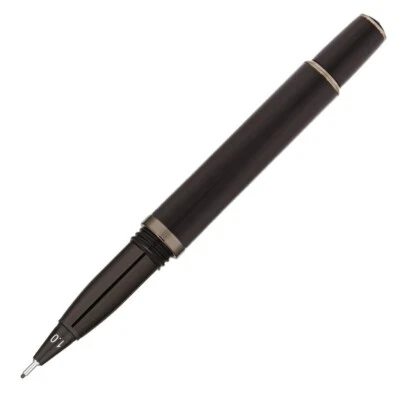 Yookers Metis 1.0mm Refillable Fineliner Pen - Matte Black & Gunmetal Y9990310
