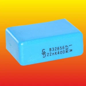22nF 400V Siemens SET 4 METALLISIERT POLYPROPYLEN FILM KONDENSATOR MKP B32656 - Bild 1 von 3
