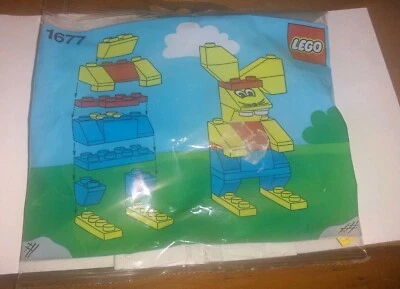 VINTAGE 1990 LEGO RABBIT PACK #1677  NIP 24 PIECES - Image 1 of 2