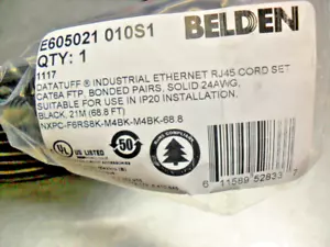 Belden E605021 010S1 Industrial Network Cable, 68.8 FT NEW - Picture 1 of 4