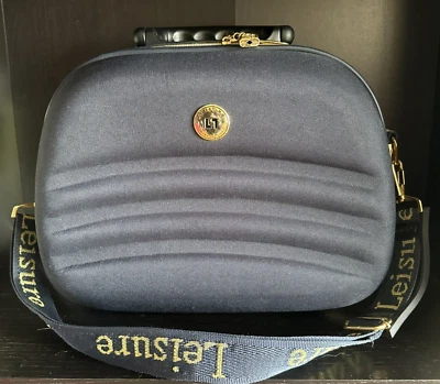 Estuche organizador de hombro vintage para artículos de tocador valet carcasa rígida internacional equipaje Foto 1 de 4