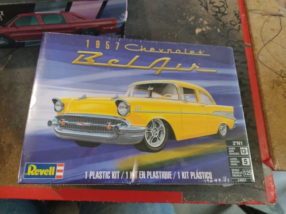 Revell 1957 Chevy Bel Air 2'N1  1:25 scale model car kit 14551 - Image 1 of 1