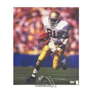 Tim Brown Heisman 87 Autographed Notre Dame 16x20 Football Photo - BAS - Picture 1 of 1