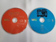 M&M's Kart Racing, M&M's Beach Party Nintendo Wii Lot of 2 Games - Discs Only