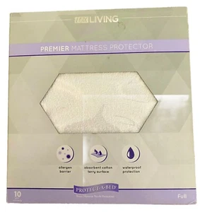 Lux Living Bed Mattress Protector Terry Protect-A-Bed Waterproof Allergen Full - Picture 1 of 2