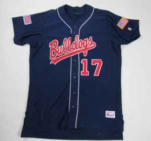 VTG 1999-00 Gonzaga Bulldogs Spiel Gebraucht Getragen Baseball Trikot Jason Bay Ära WCC - Bild 1 von 13