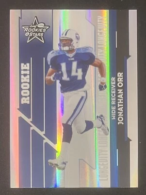 Jonathan Orr 2006 Leaf Rookies & Stars Longevity ROOKIE Silver /49 #230 - Image 1 of 2