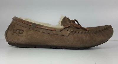 Zapatillas UGG Dakota Mujer Gamuza Piel de Oveja Talla 9 Cuero Mocasines Castaño Foto 1 de 4