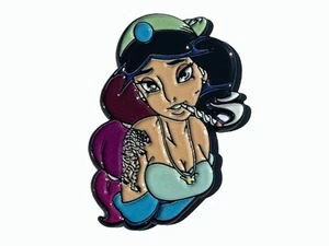 Sexy Jasmine Smokes Joint Weed Ganja Stoned High HAT PIN Lapel Brooch - Picture 1 of 5