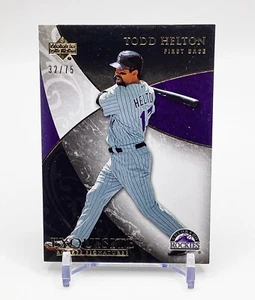 Todd Helton 2007 Upper Deck Exquisite Rookie Signatures Gold /75 Rockies #70 - Picture 1 of 2