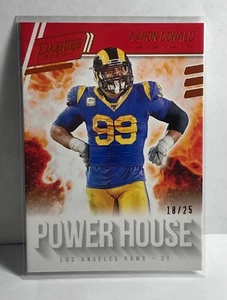 2020 Panini Prestige AARON DONALD Power House ORANGE #18/25 PH-AD Rams - Picture 1 of 2