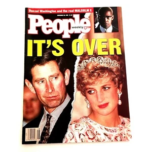 People Magazine November 30, 1992 It's Over Princess Diana Prince Charles Split - Imagen 1 de 6