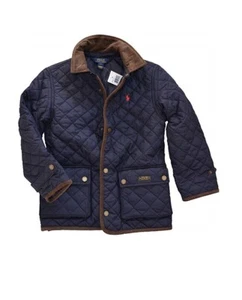 NWT Polo Ralph Lauren Boy's Quilted Jacket Barn Preppy School Church Coat sz 6 - Picture 1 of 1