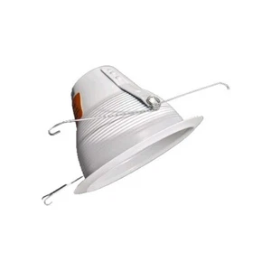 Progress Lighting 5” Airtight Recessed Deep Cone Trim/Can Baffle, White (LR533W) - Picture 1 of 8