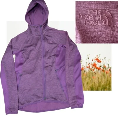 THE NORTH FACE Plum/Purple Full Zip Fleece Hoodie Womens Sz. small Outdoors - Image 1 of 4