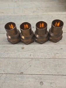 4 Stck. Menge 1 Zoll Buchse Eisenrohr Kupfer Einsatz Schweiß Adapter - Bild 1 von 2