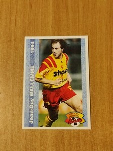 PANINI JEAN GUY WALLEMME RC LENS OFFICIAL FOOTBALL CARDS 1994 #59