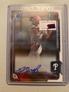 A14,142 - 2015 Bowman Chrome Prospect Autographs #BCAPAG Arquimedes Gamboa