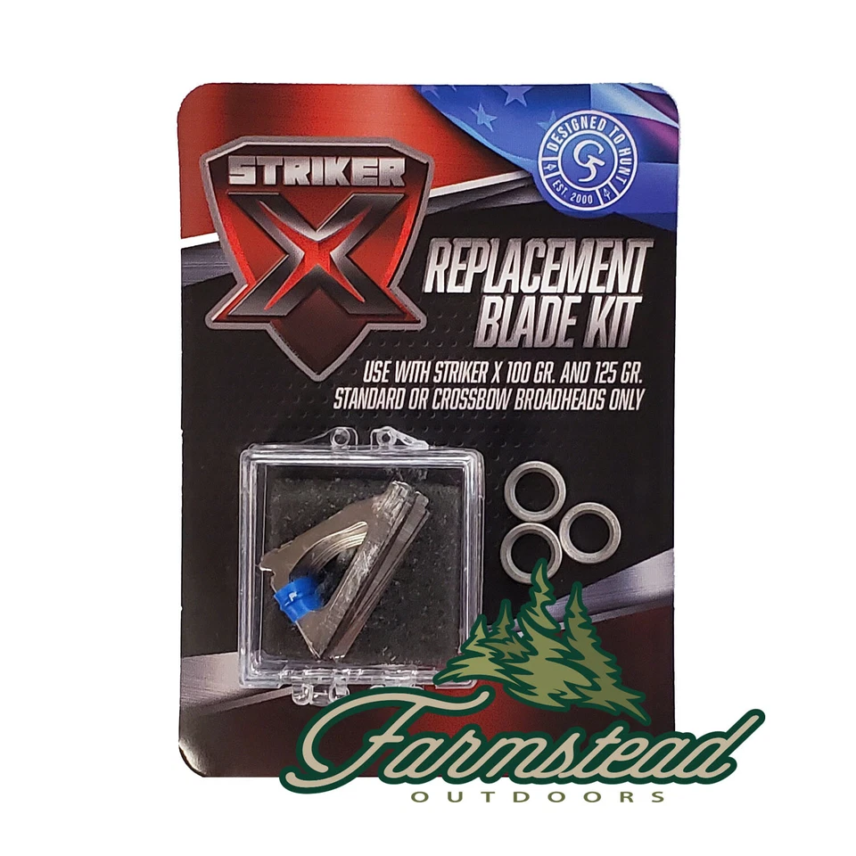 G5 Broadhead Striker X 100 125 Grain Replacement Blade Kit #00881 - Image 1 of 1