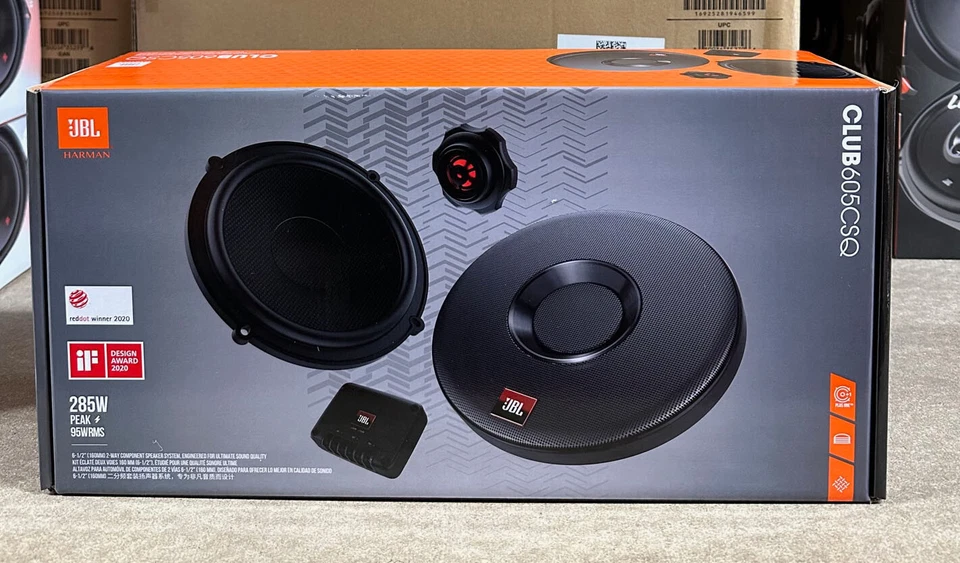JBL Harman Club 605csq Speaker 570 Watts 6.5" 2 Way Component Car Van Speakers