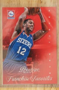 2013-14 Prestige Panini Basketball Card Franchise Favorites 23 Evan Turner 76ers