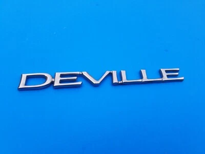 2000-2005 CADILLAC DEVILLE ЗАДНЯЯ КРЫШКА БАГАЖНИКА ЭМБЛЕМА ЗНАЧОК ЛОГОТИП СИМВОЛ Б/У OEM A12 - Изображение 1 из 3