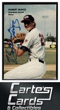 Bobby Munoz 1990 Best #192  Greensboro Hornets TTM/IP Signed Autographed