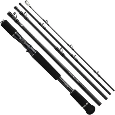Daiwa BLACKLABEL Travel C64XH-5/SB 05807155 Monster Fish Custom Baitcasting Rod - Image 1 of 4