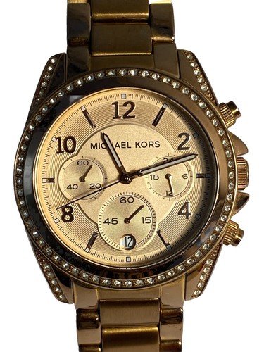 Orologio da donna Michael Kors MK5263 Quarzo Tono Rosa Tutti S. Acciaio WR10ATM.