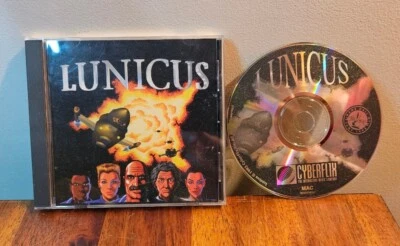 Lunicus Macintosh Mac Computer Video Game CD (1993) Cyberflix Acient Alien RPG - Image 1 of 3