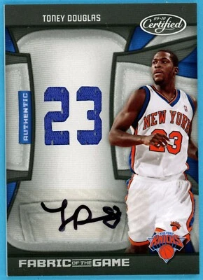 2009-10 Certified Fabric of the Game Toney Douglas Auto Jersey 24/25 - Image 1 of 2
