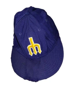 VTG New Era Wool Seattle Mariners Baseball Hat Size 7.5 - Picture 1 of 4