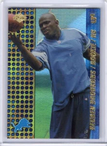 REUBEN DROUGHNS 2000 Collector's Edge T3 HOLO PLATINUM ROOKIE #257/500 - LIONS - Picture 1 of 2