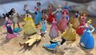 Lot Of 19 Used Disney Princess Figurines Cinderella Aladin Etc 3-4" Tall Played