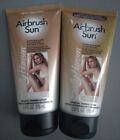 2 Pack Sally Hansen Airbrush Sun Gradual Tanning Lotion ~ Light To Medium 5.9 Oz