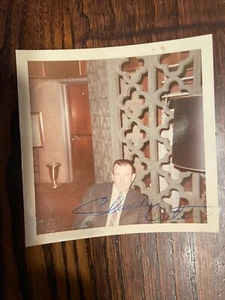 1960'S CLAUDE OSTEEN LOS ANGELES DODGERS 2X SIGNED 3.5X3.5 CANDID PHOTO Z - Picture 1 of 2